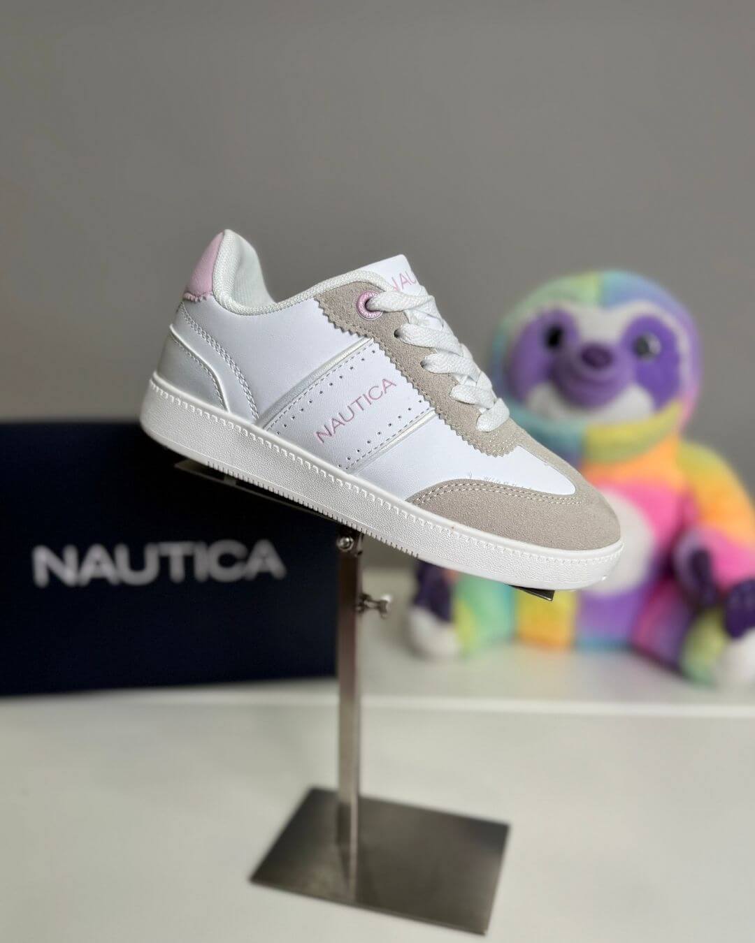 TENNIS NAUTICA BLANCA PARA NIÑA