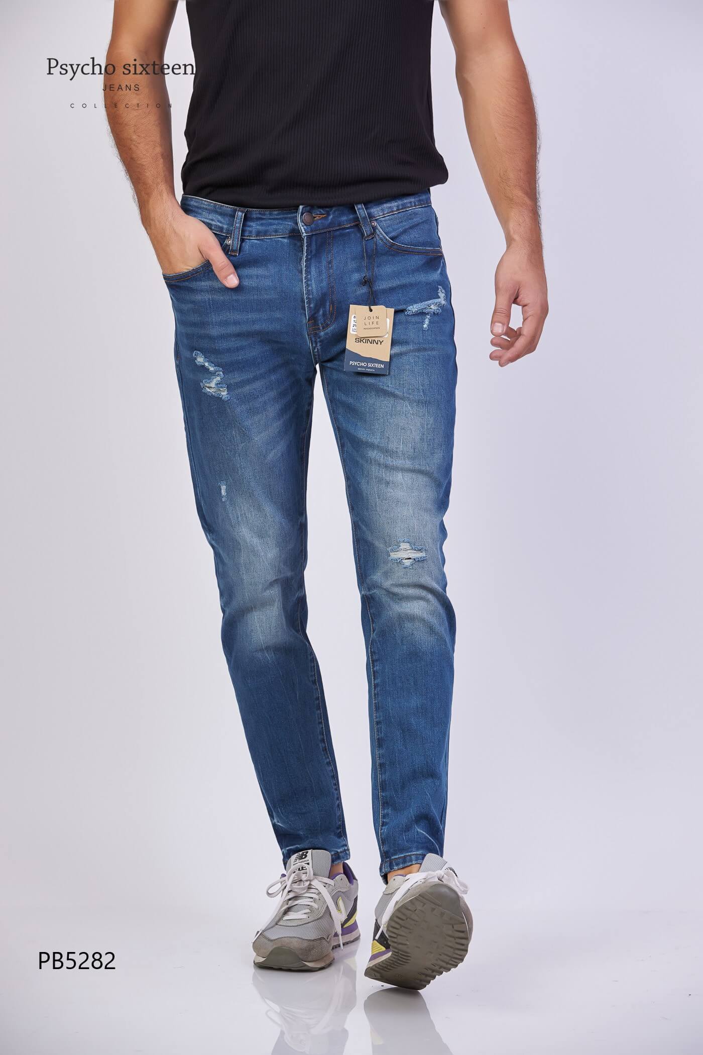 JEANS PSYCHO SIXTEEN AZUL PARA CABALLERO