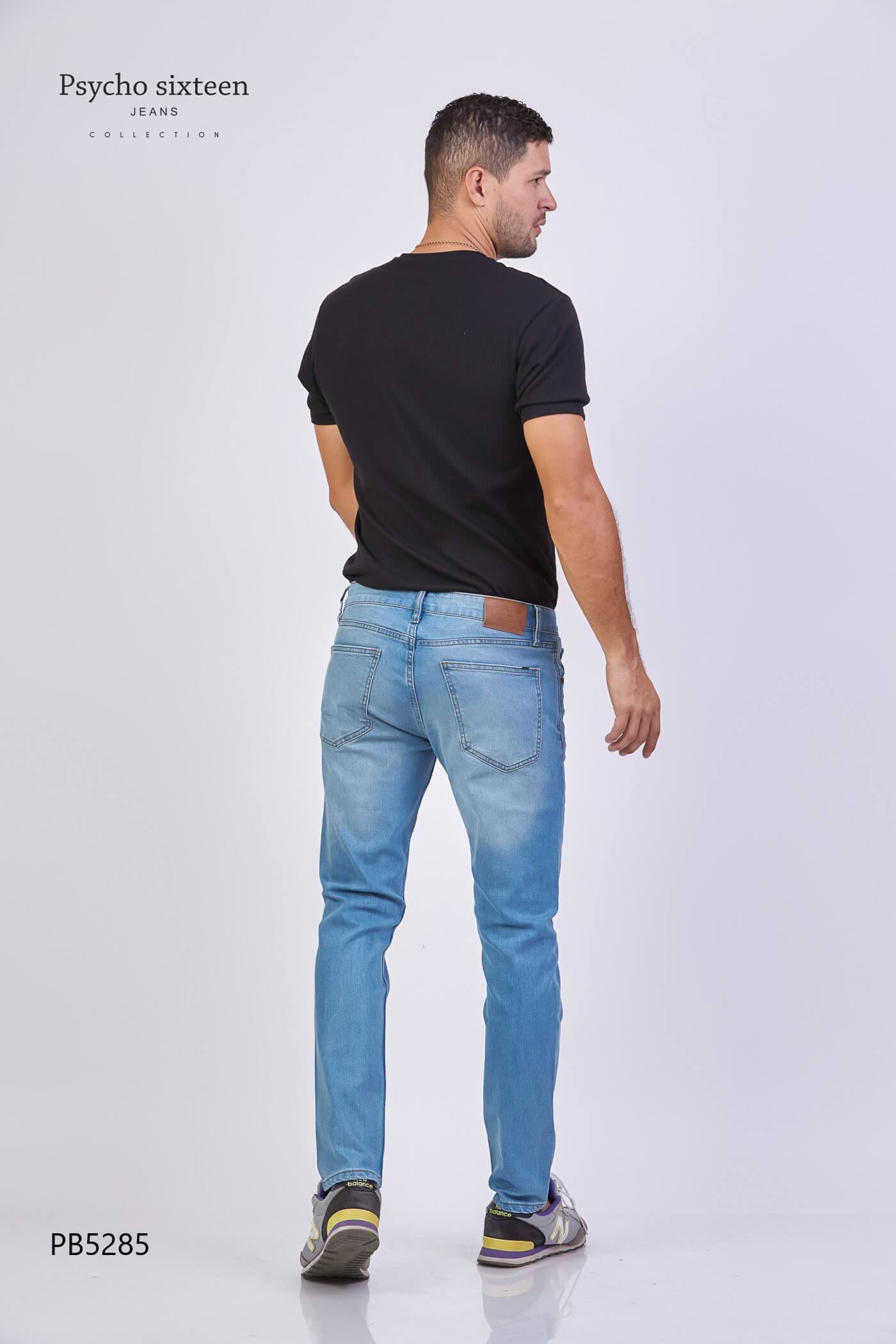 JEANS PSYCHO SIXTEEN CELESTE PARA CABALLERO