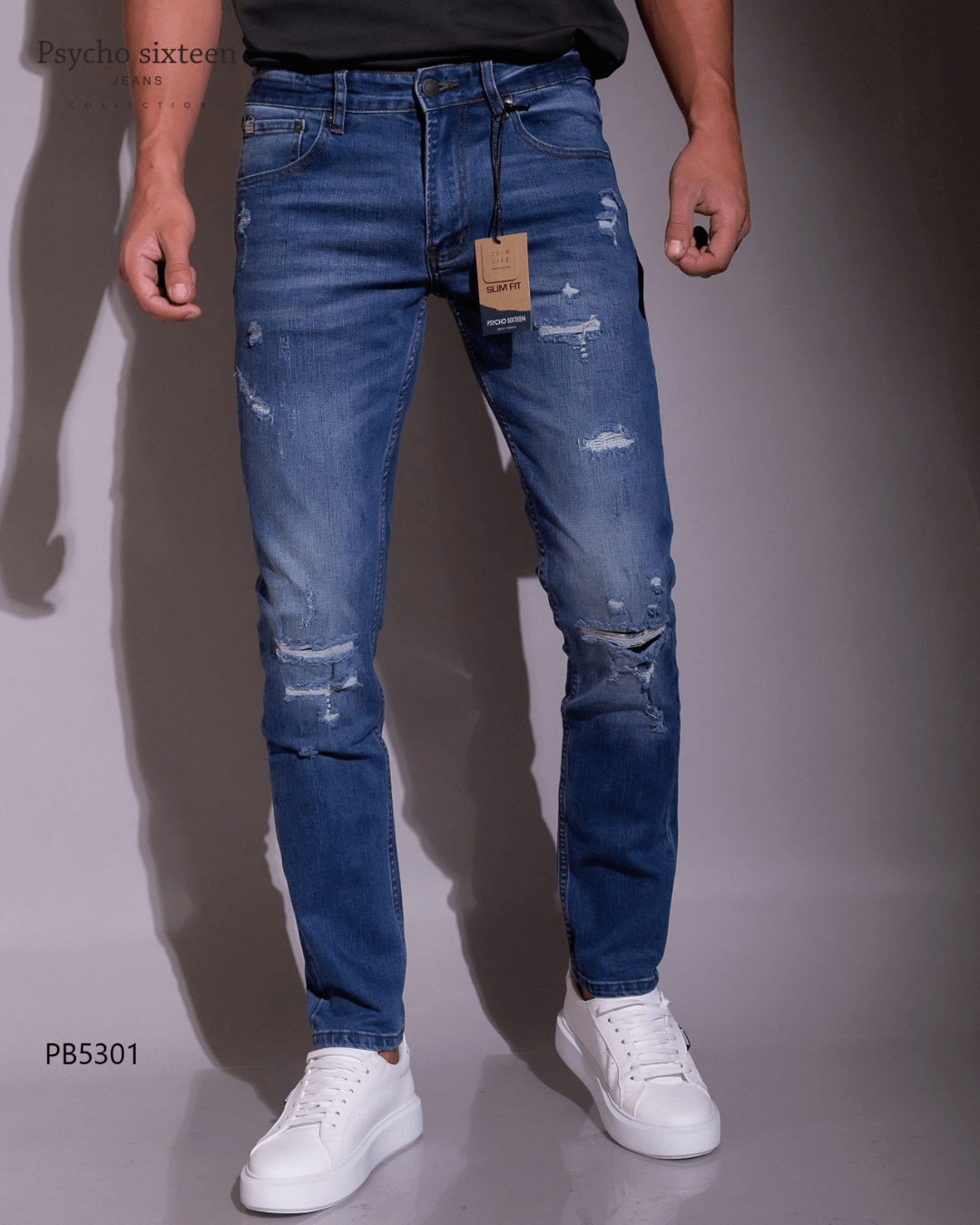 JEANS PSYCHO SIXTEEN AZUL PARA CABALLERO