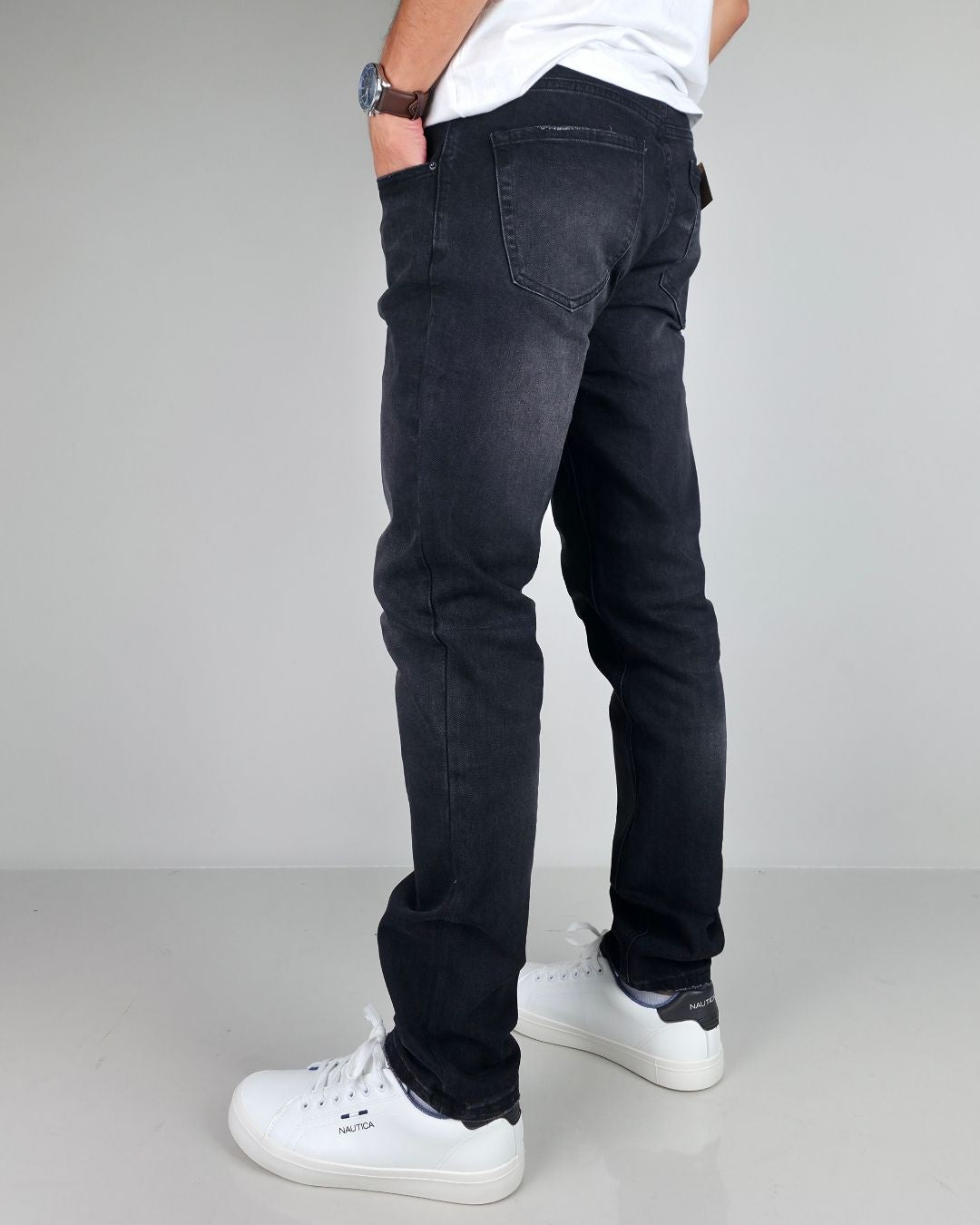 JEANS PYSCHO NEGRO SLIM FIT DE CABALLERO