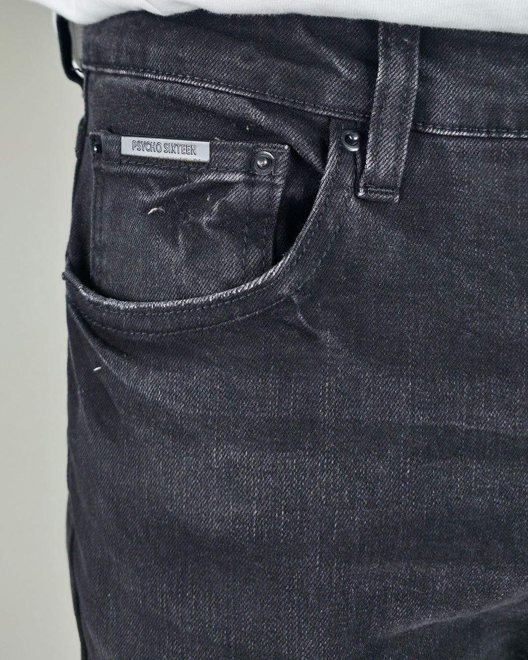 JEANS PYSCHO NEGRO SLIM FIT DE CABALLERO