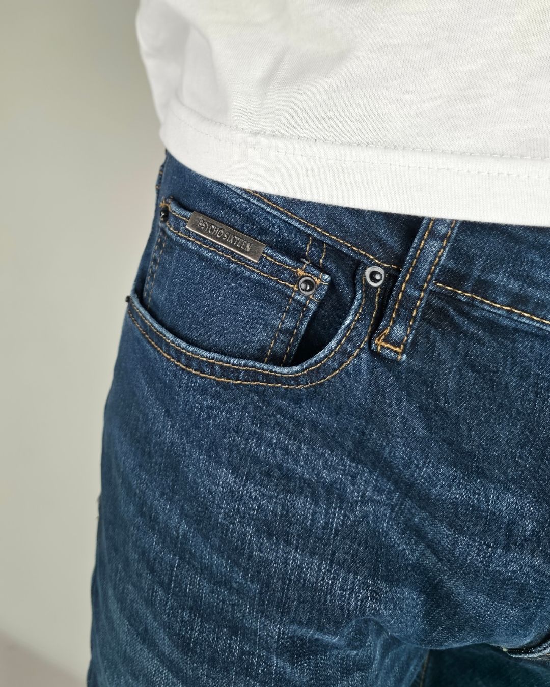 JEANS PYSCHO AZUL OSCURO SLIM FIT DE CABALLERO