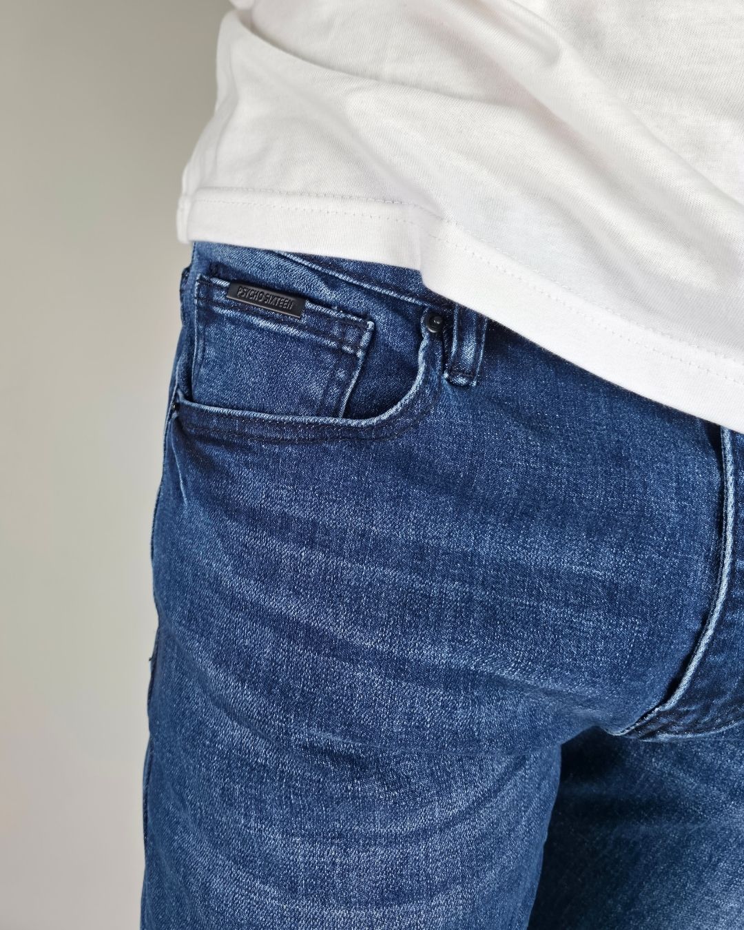 JEANS PYSCHO AZUL OSCURO SLIM FIT DE CABALLERO