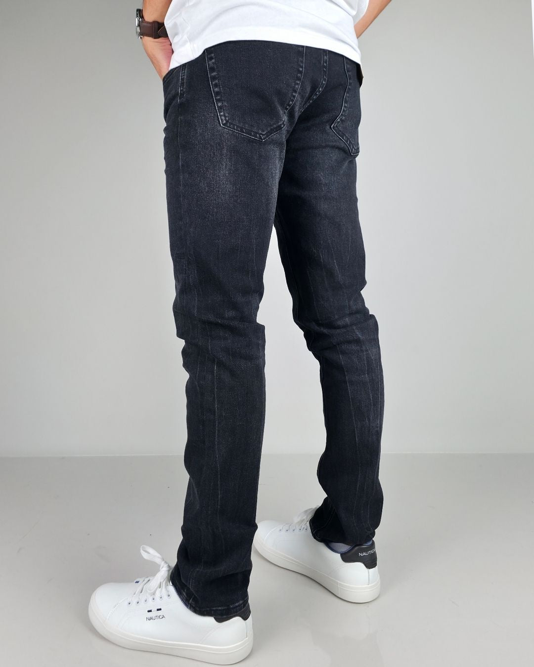 JEANS PYSCHO NEGRO SLIM FIT DE CABALLERO