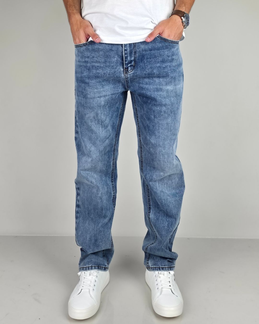 JEANS PYSCHO AZUL STRAIGHT DE CABALLERO