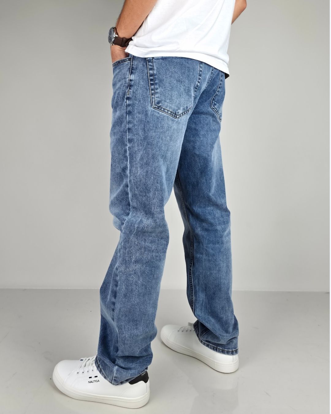 JEANS PYSCHO AZUL STRAIGHT DE CABALLERO