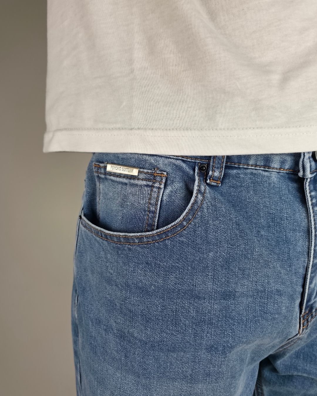 JEANS PYSCHO CELESTE STRAIGHT DE CABALLERO