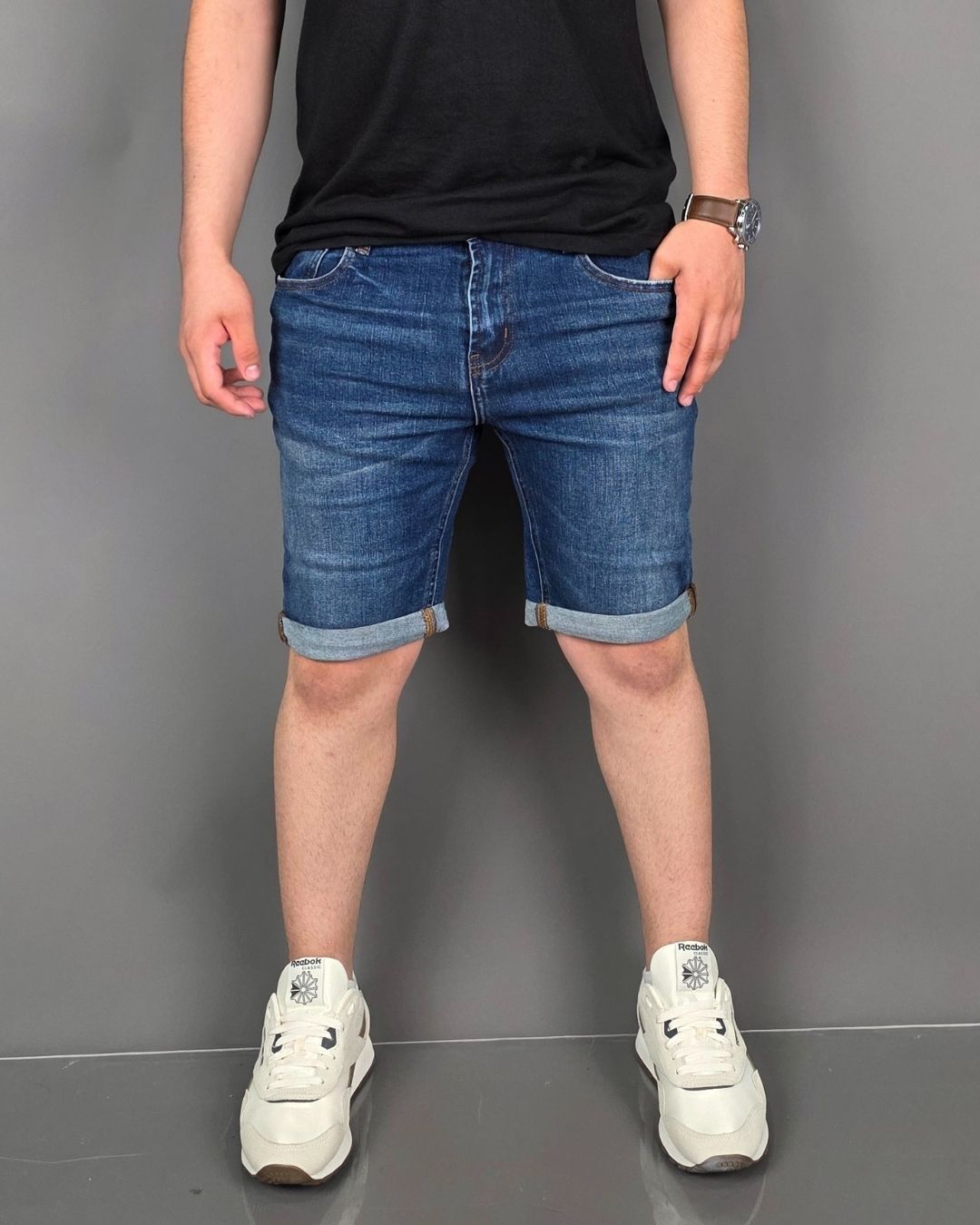 SHORT PSYCHO AZUL PARA CABALLERO