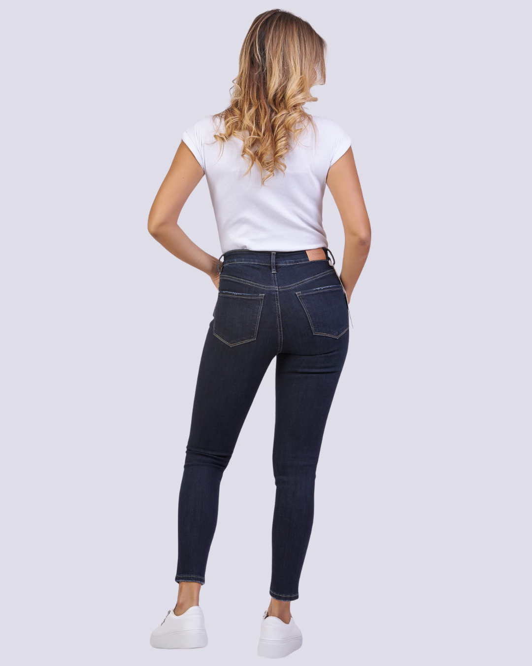 JEANS PSYCHO AZUL OSCURO PARA DAMA