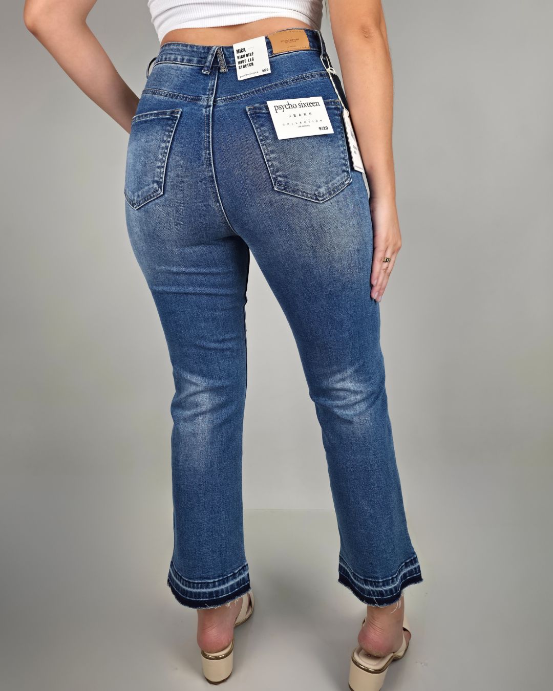 JEANS PSYCHO AZUL MEDIO PARA DAMA