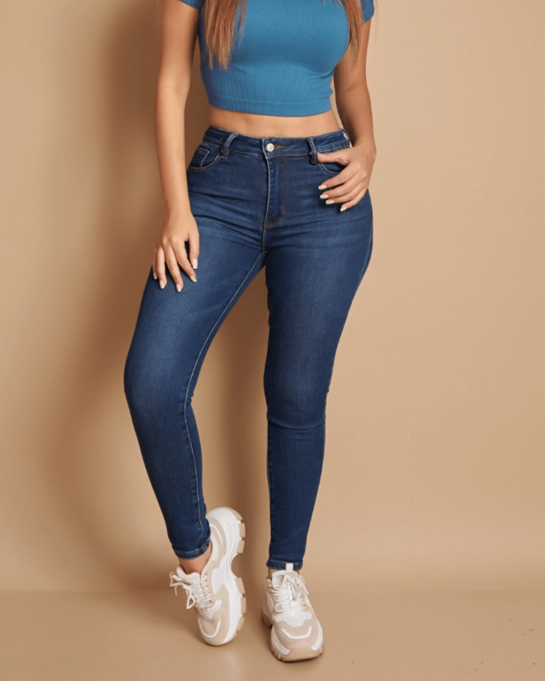 JEANS PSYCHO SIXTEEN AZUL PARA DAMA