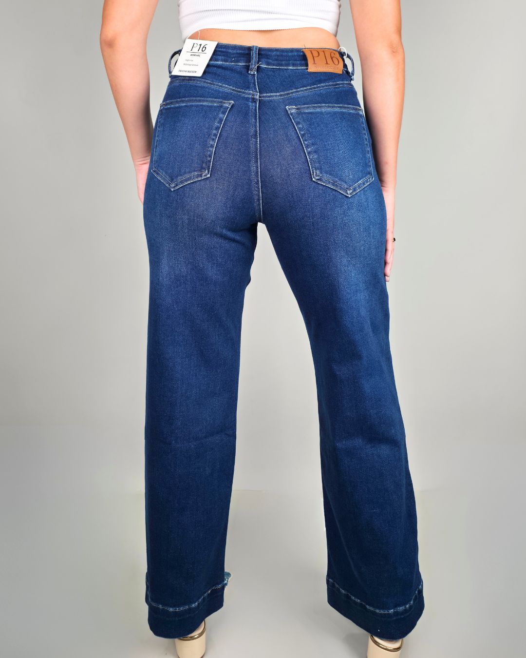 JEANS PSCYHO AZUL OSCURO PARA DAMA