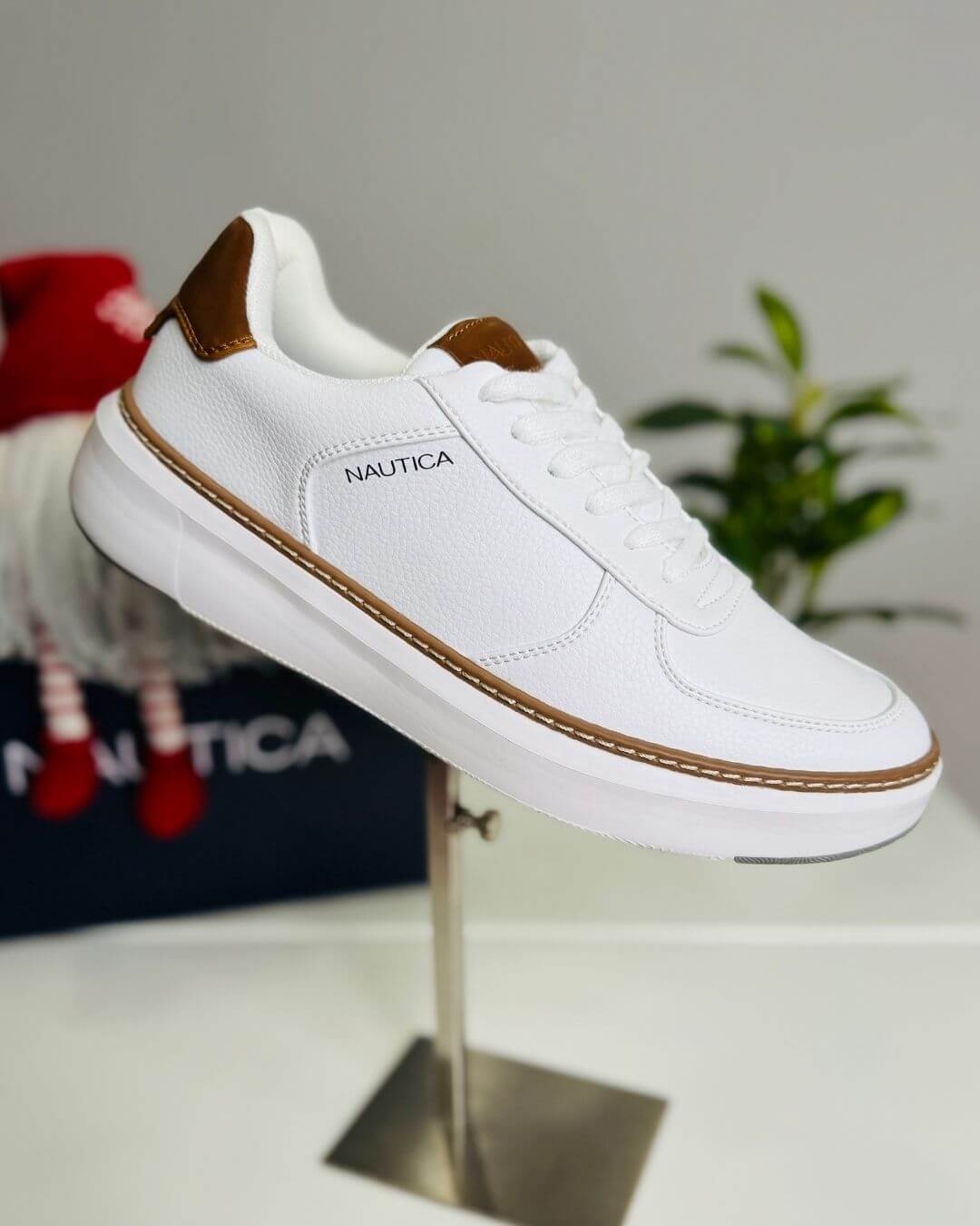TENNIS NAUTICA BLANCAS PARA CABALLERO