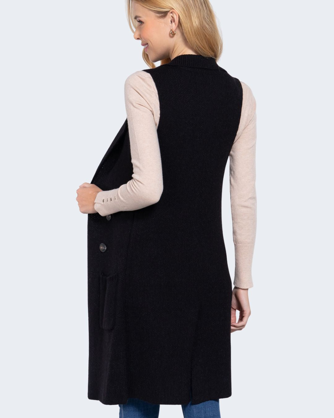 CARDIGAN ACTIVE NEGRO PARA DAMA
