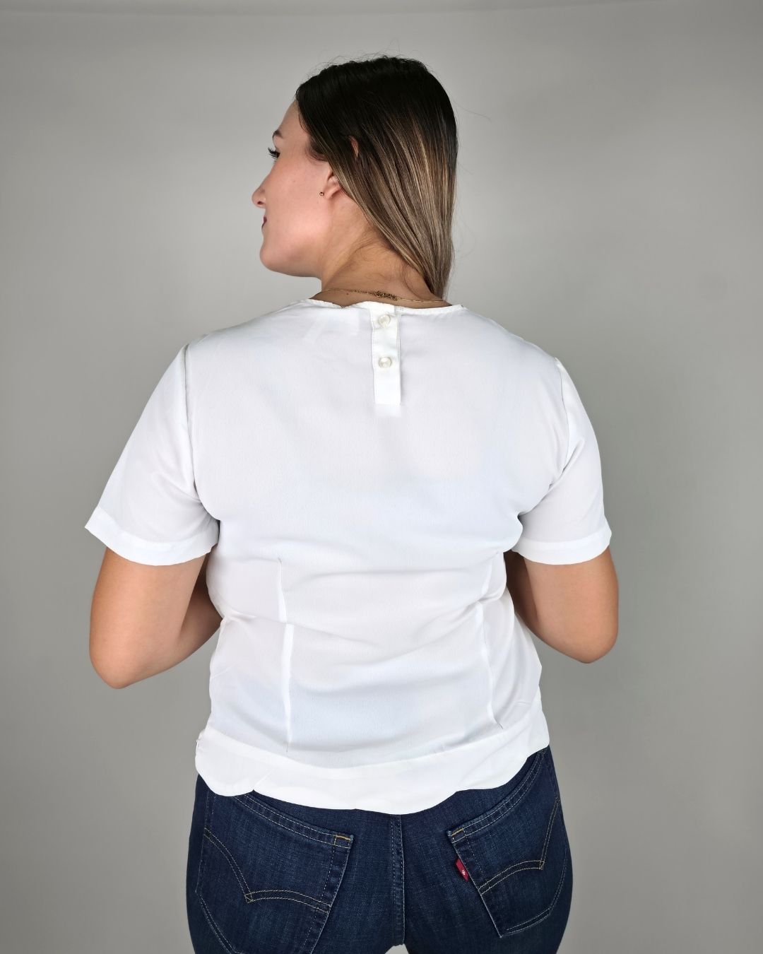 BLUSA BONAMI BLANCA PARA DAMA
