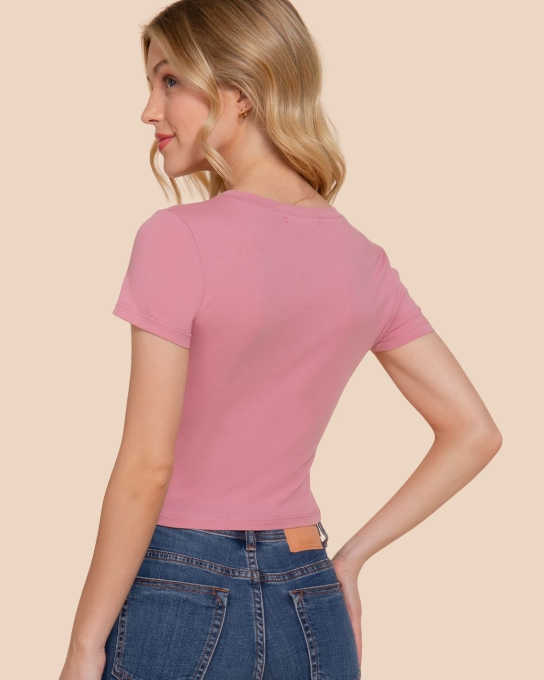 BLUSA ACTIVE BASIC ROSA PARA DAMA
