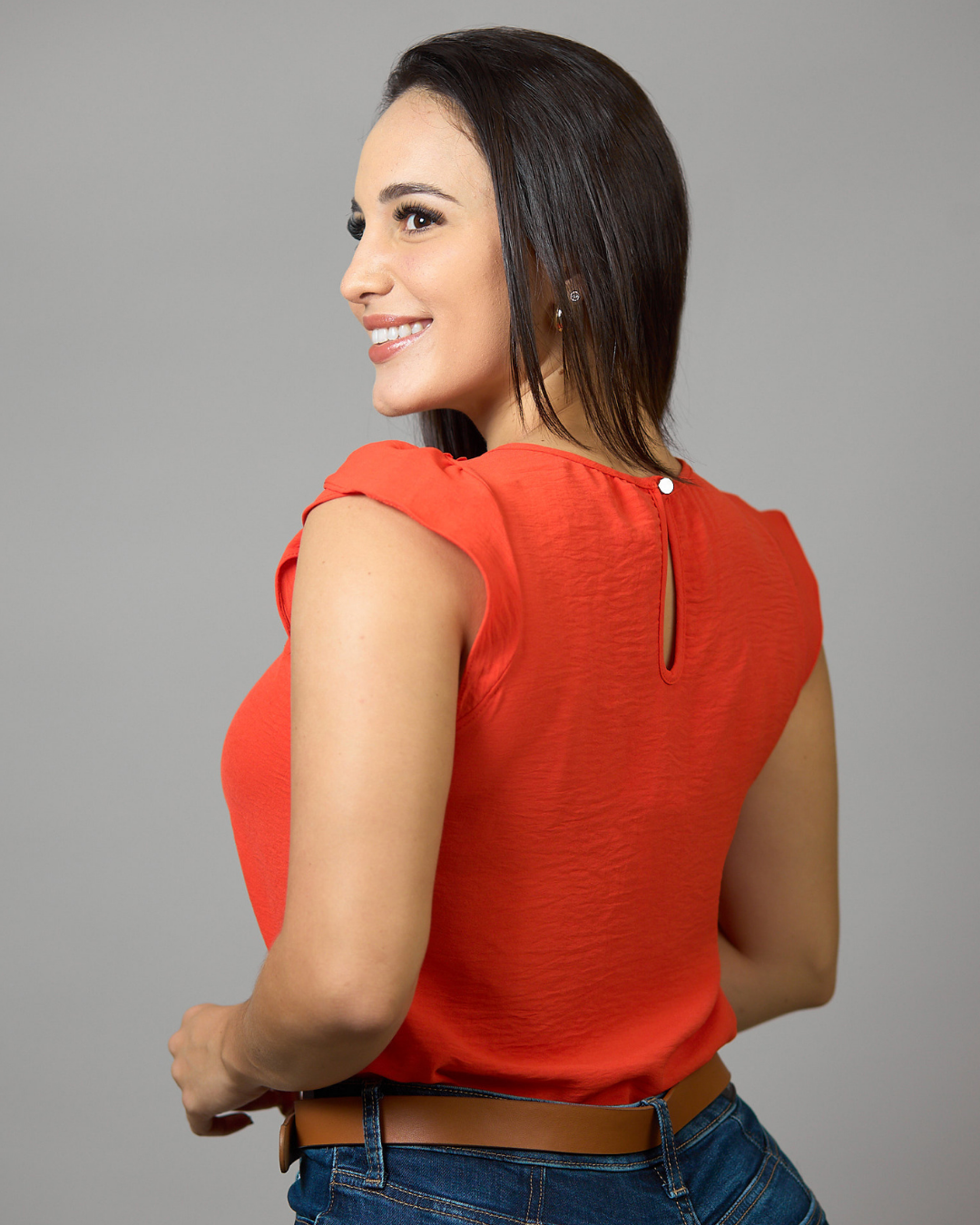 BLUSA TOGETHER NARANJA PARA DAMA