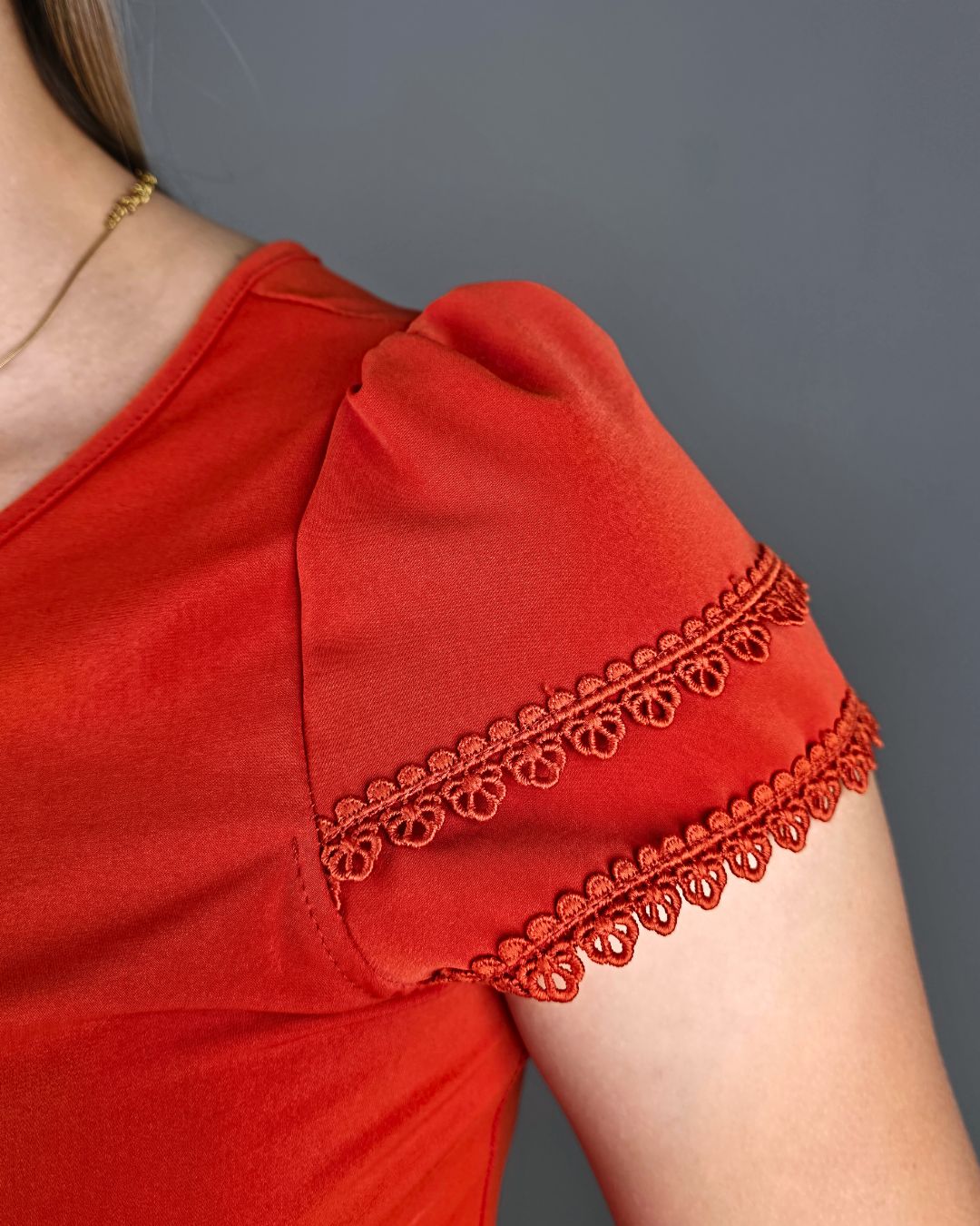 BLUSA TOGETHER TERRACOTA PARA DAMA