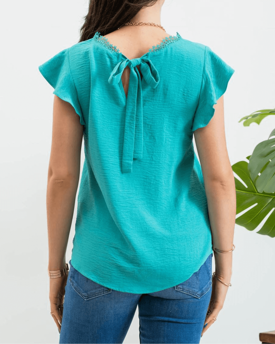 BLUSA MINE TURQUESA