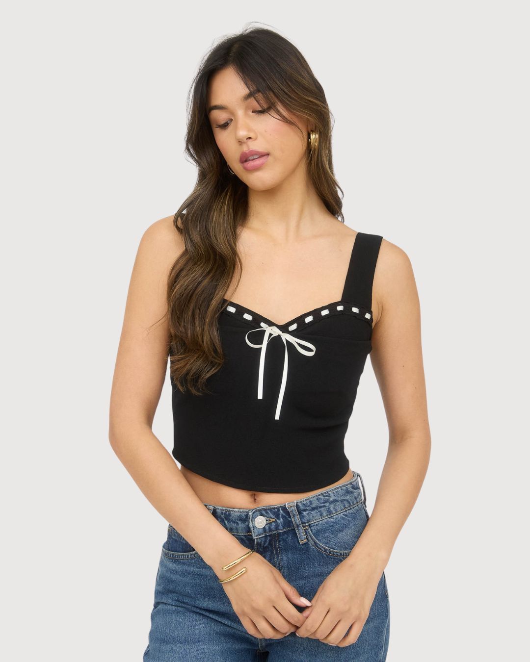 BLUSA MINE NEGRA PARA DAMA