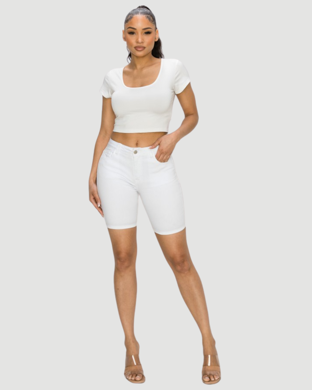 SHORT ENCORE BLANCO PARA DAMA
