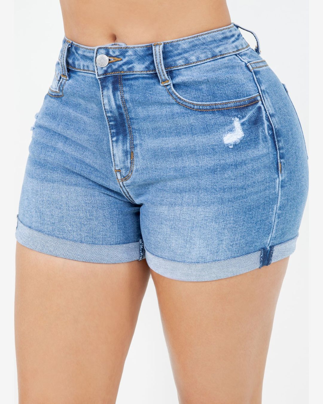 SHORT ENCORE AZUL PARA DAMA