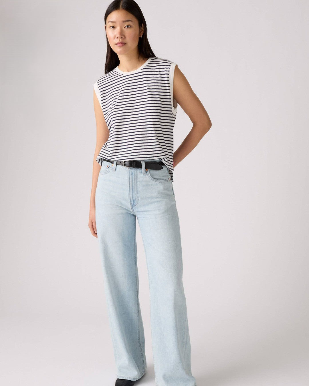 JEAN LEVIS 0038 RIBCAGE WIDE LEG