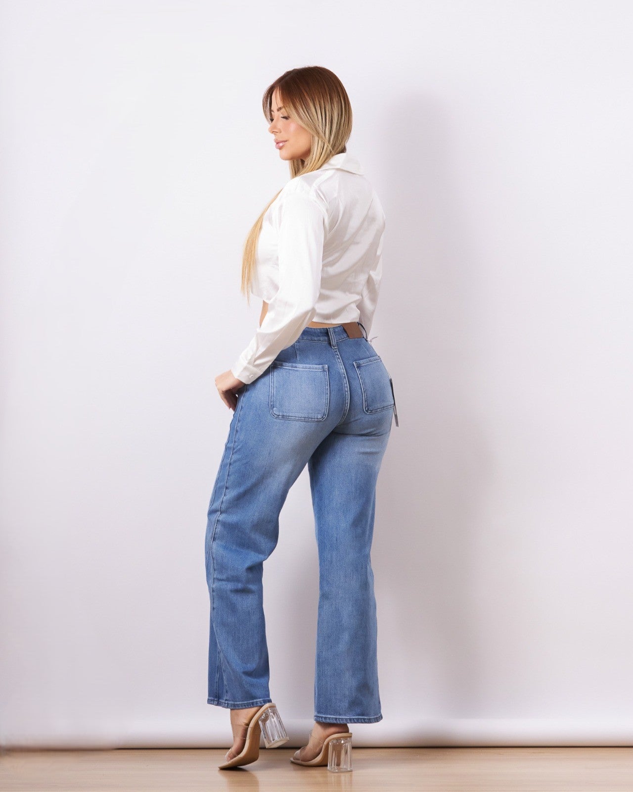 JEANS PSYCHO WIDE LEG DAMA