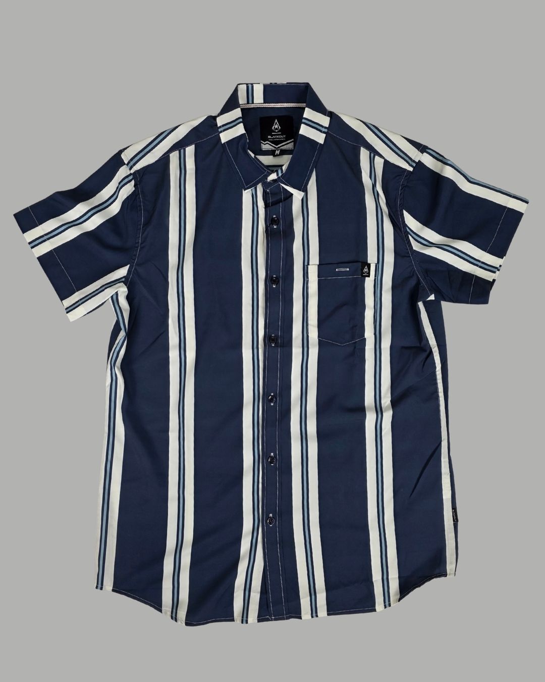 CAMISA BLACKOUT AZUL PARA CABALLERO