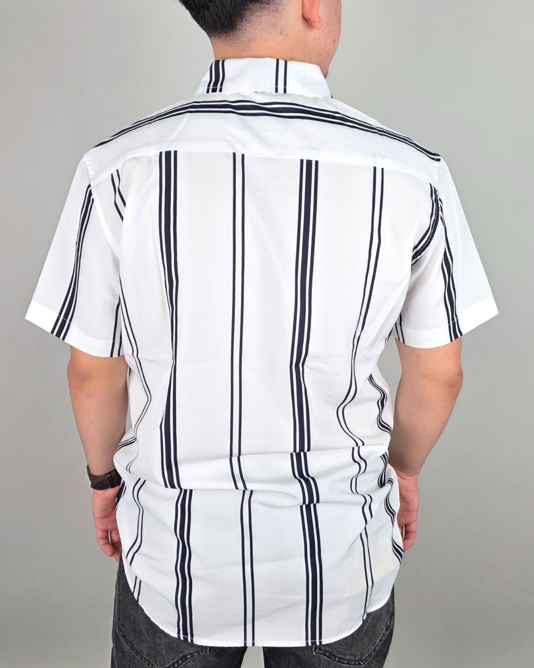 CAMISA BLACKOUT BLANCA PARA CABALLERO