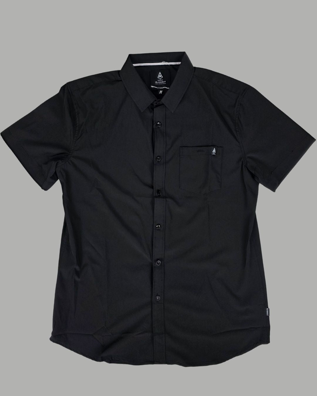 CAMISA BLACKOUT NEGRA PARA CABALLERO