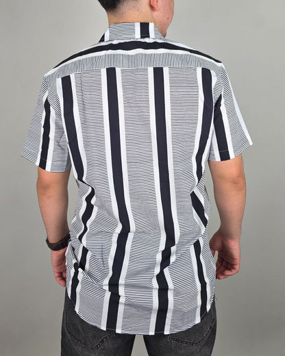 CAMISA BLACKOUT BLANCA  PARA CABALLERO