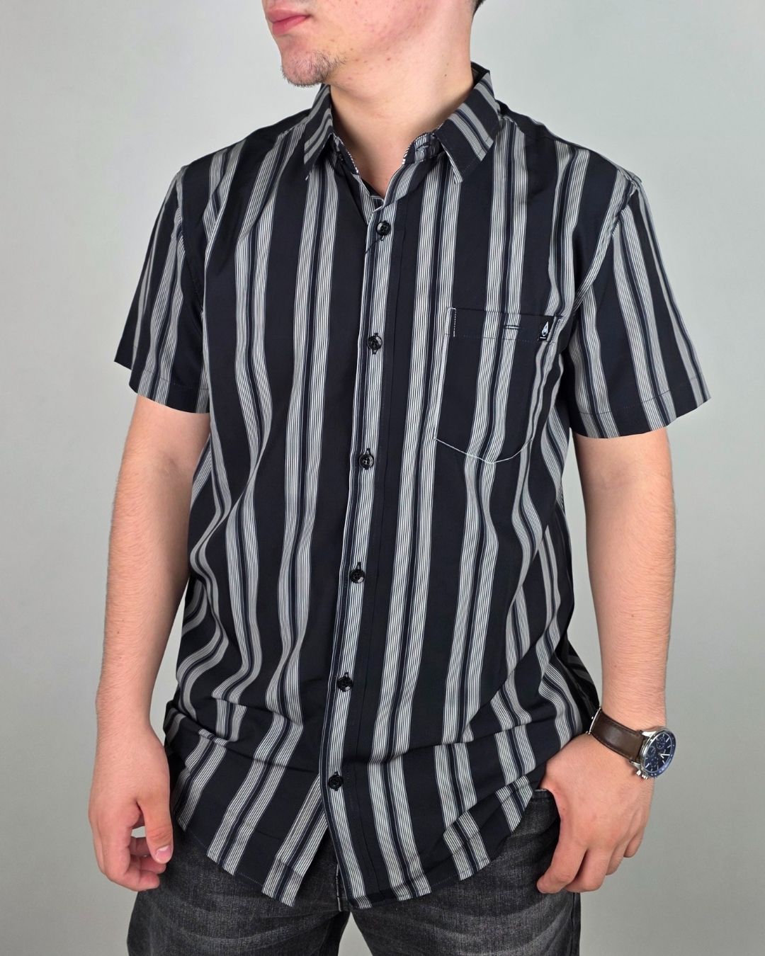 CAMISA BLACKOUT NEGRA PARA CABALLERO
