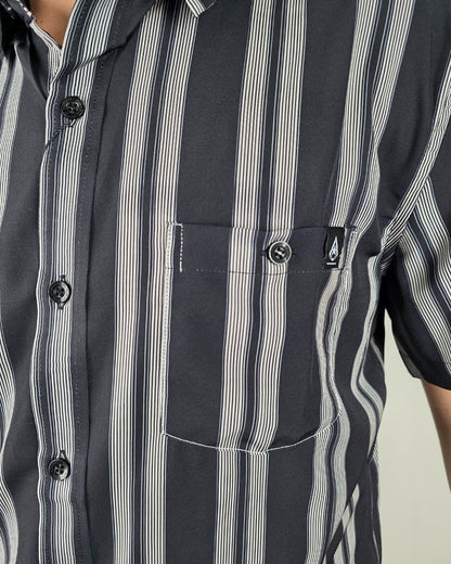 CAMISA BLACKOUT NEGRA PARA CABALLERO