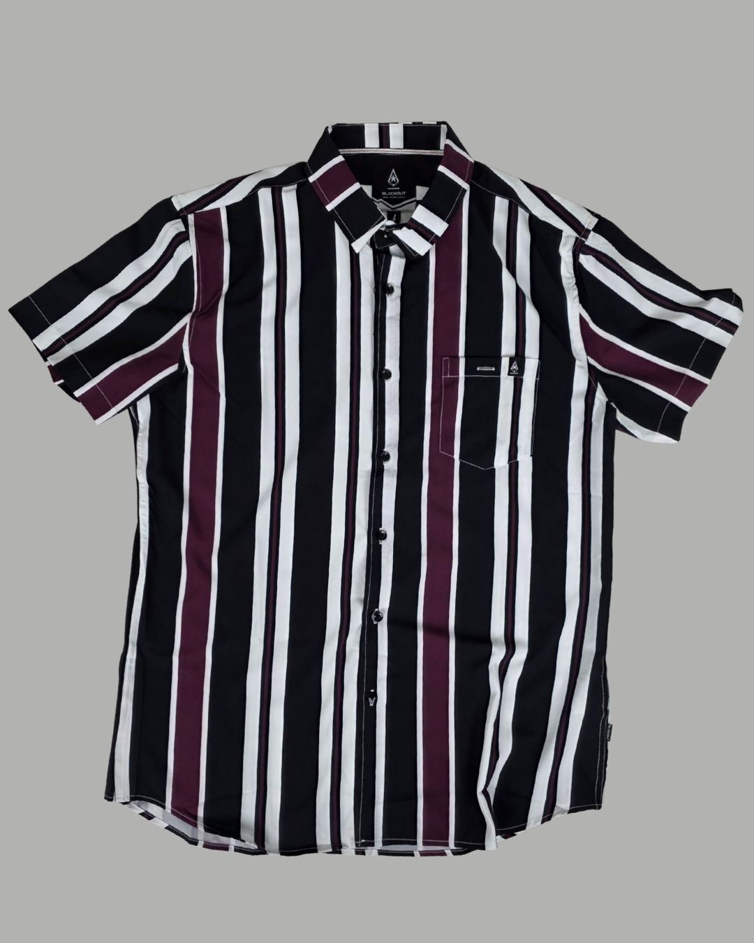 CAMISA BLACKOUT NEGRA PARA CABALLERO