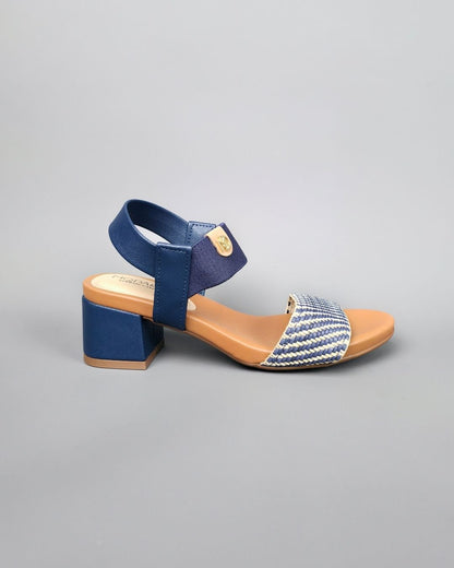 SANDALIA MODARE AZUL DE TACÓN DE MUJER