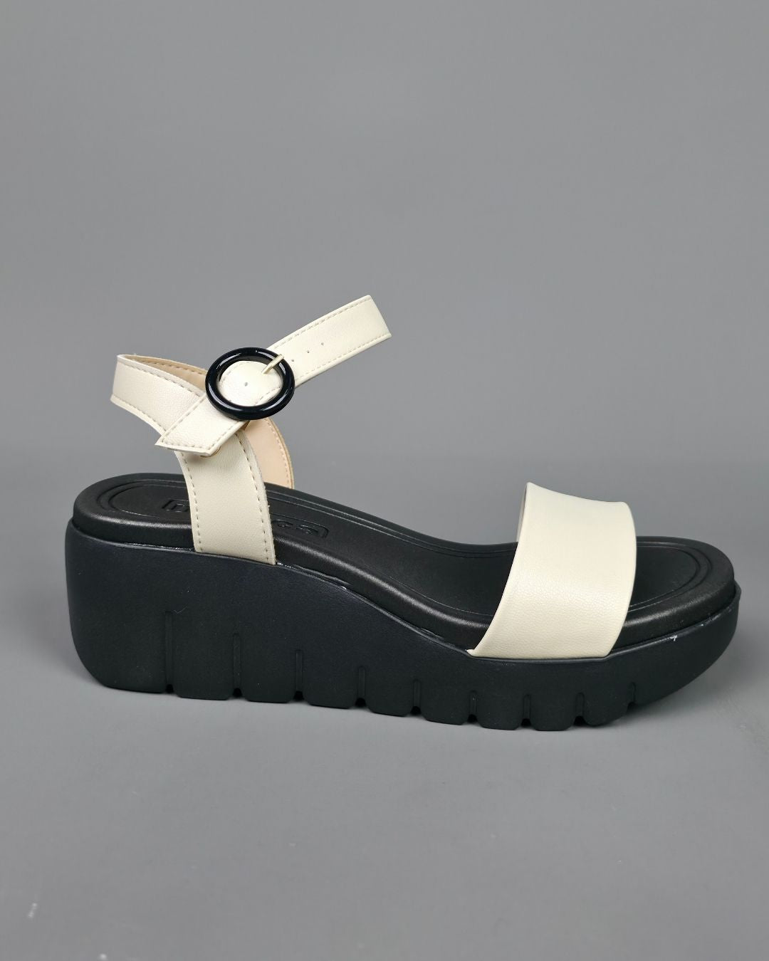 SANDALIA MOLECA BLANCA PARA DAMA
