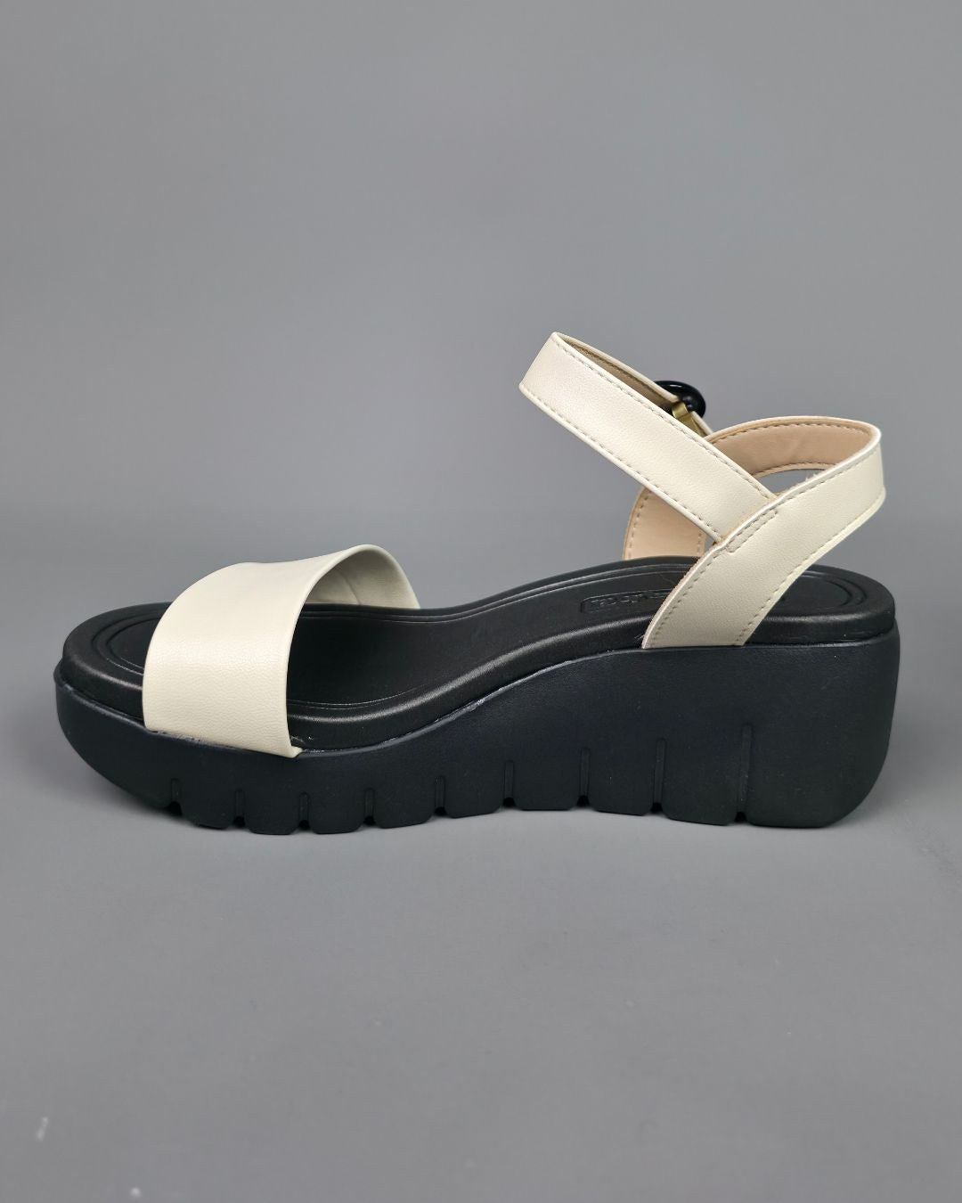 SANDALIA MOLECA BLANCA PARA DAMA