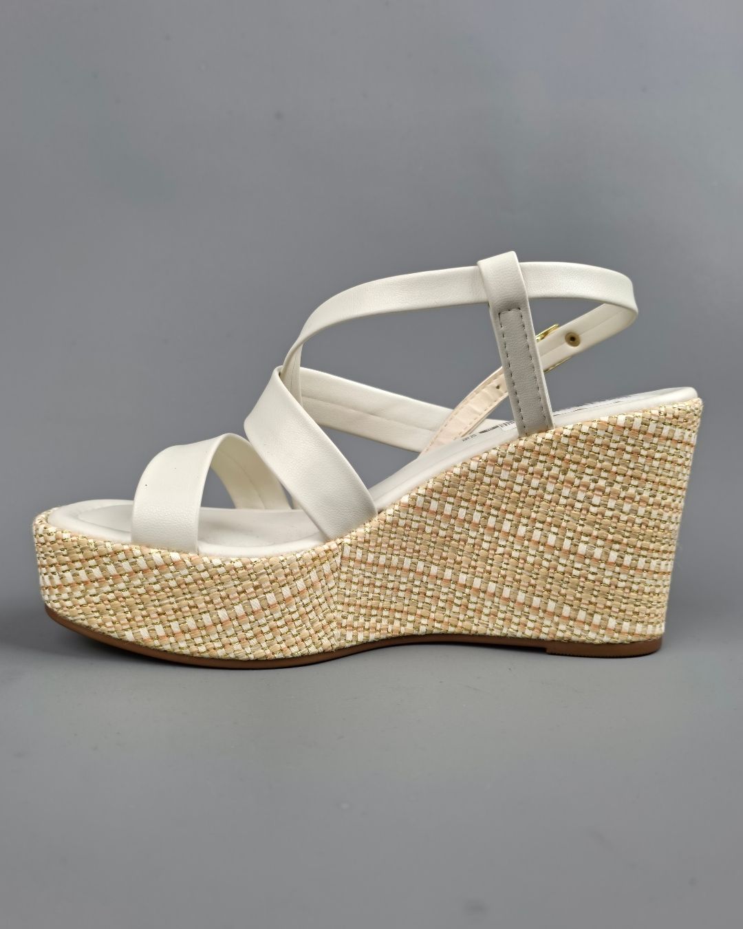 SANDALIA MOLECA BLANCA PARA DAMA