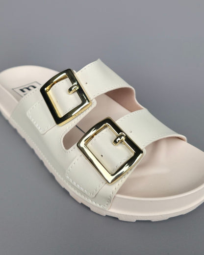SANDALIA MOLECA BLANCA PARA DAMA