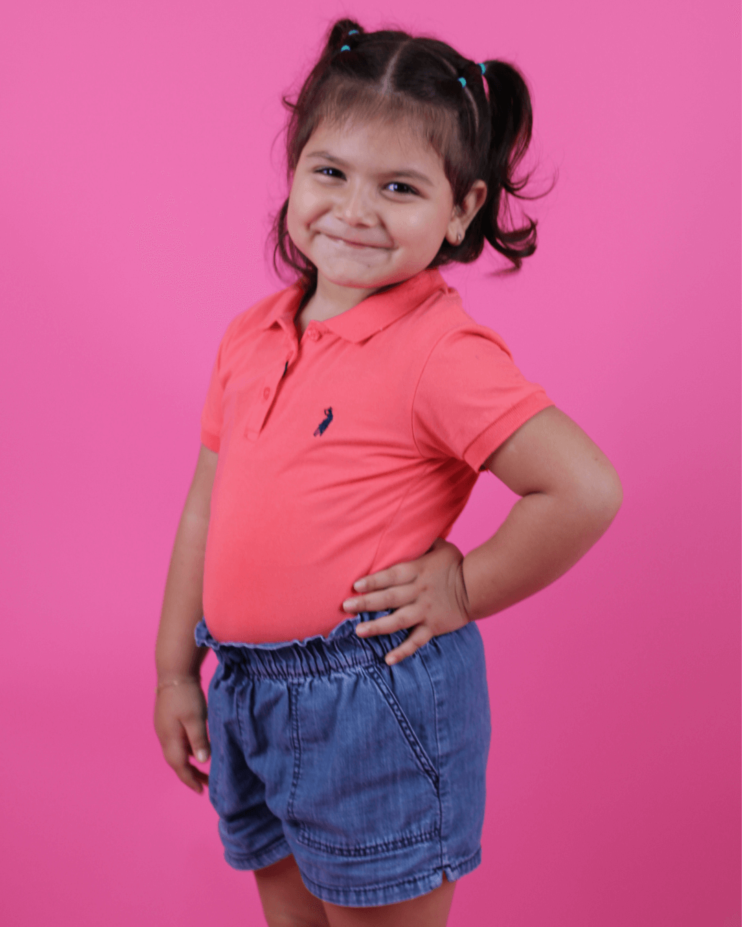 POLO NIÑA CAMBRIDGE POLO CORAL