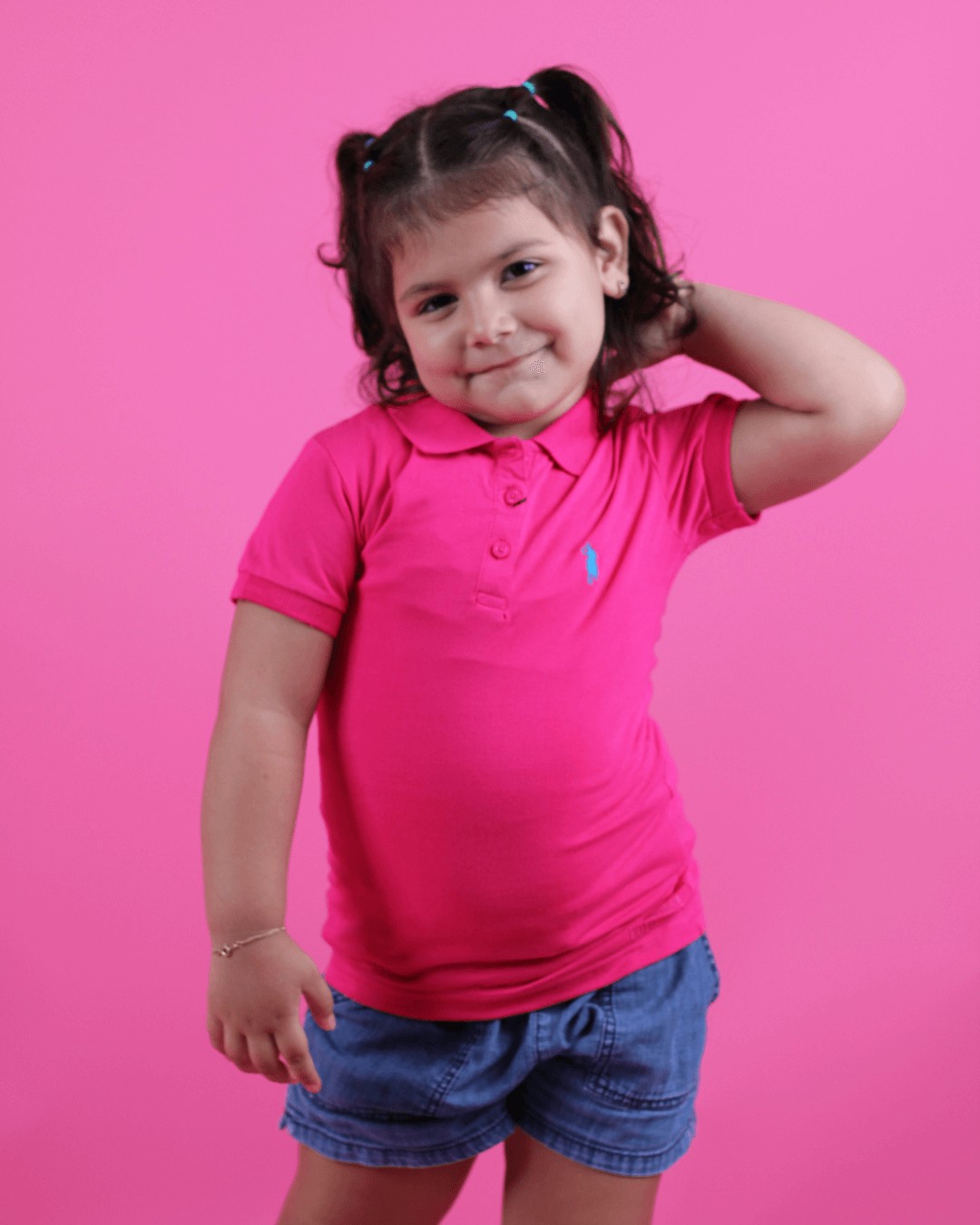 POLO NIÑA CAMBRIDGE POLO FUCSIA