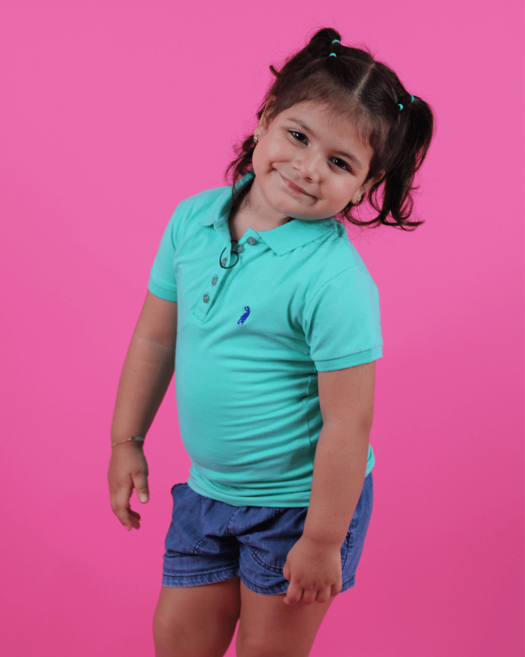 POLO NIÑA CAMBRIDGE POLO VERDE AGUA