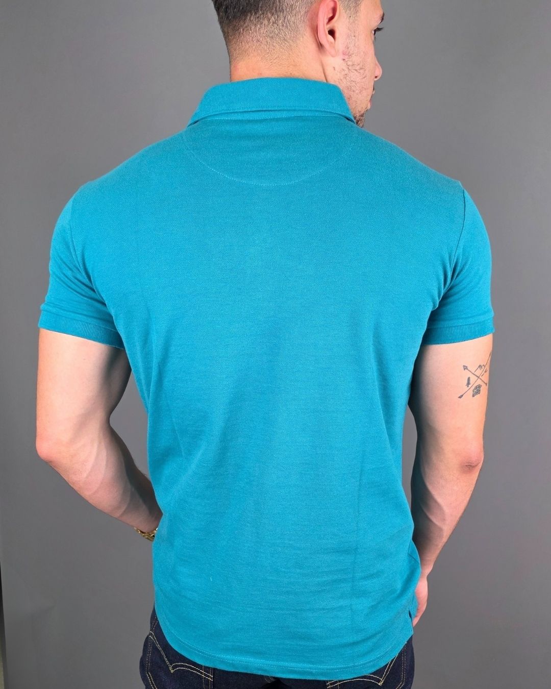 POLO CAMBRIDGE POLO TURQUESA PARA CABALLERO