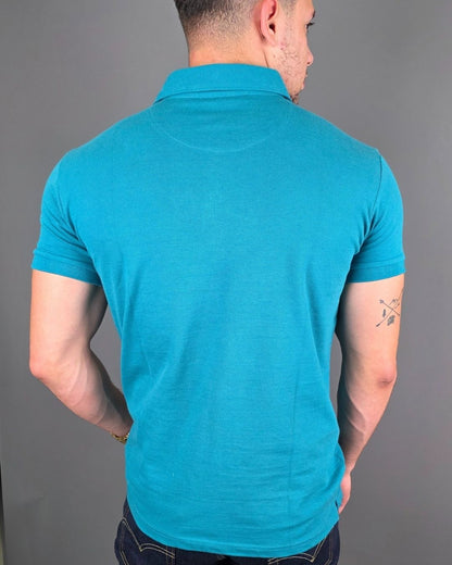 POLO CAMBRIDGE POLO TURQUESA PARA CABALLERO