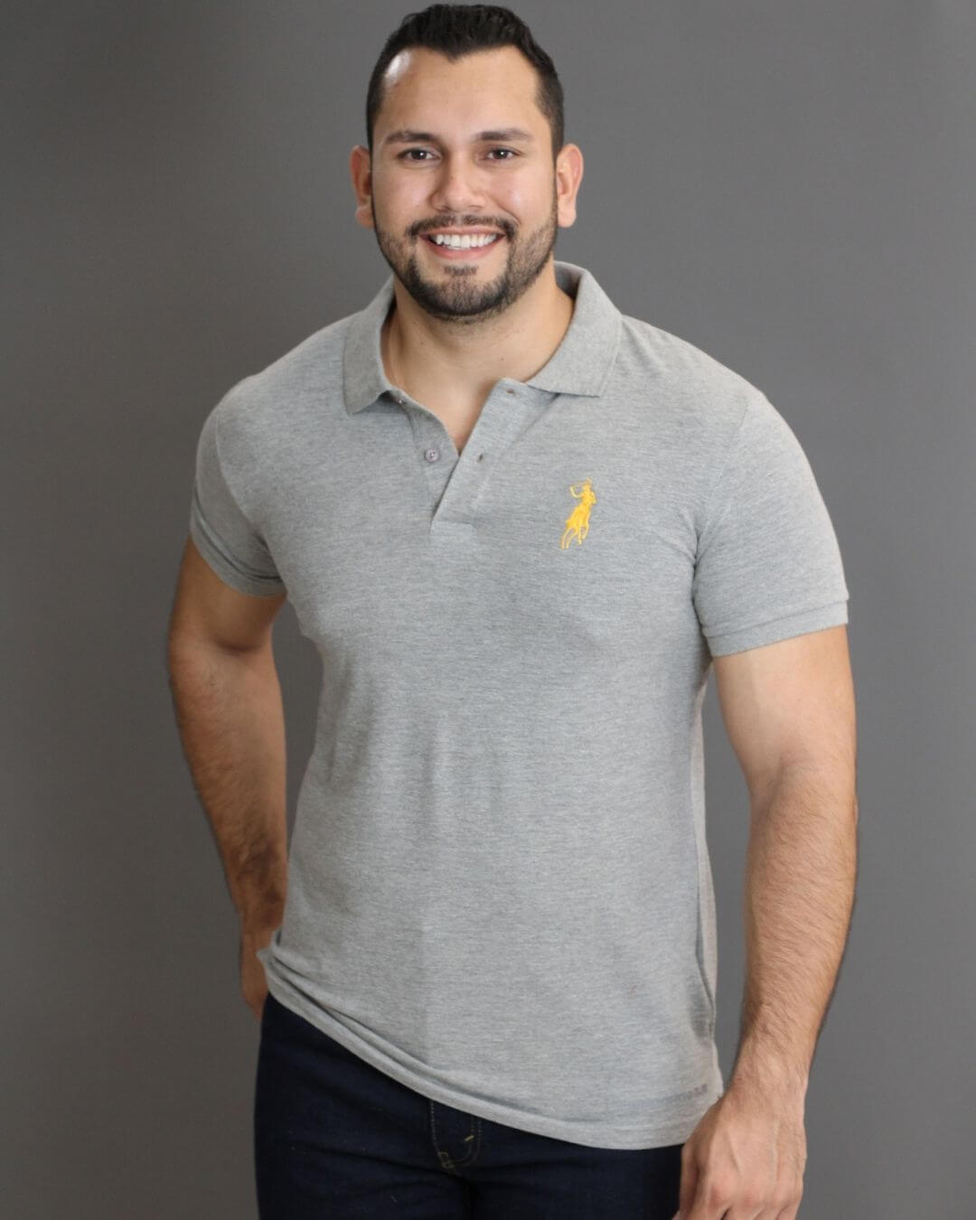 POLO CAMBRIDGE POLO GRIS PARA CABALLERO