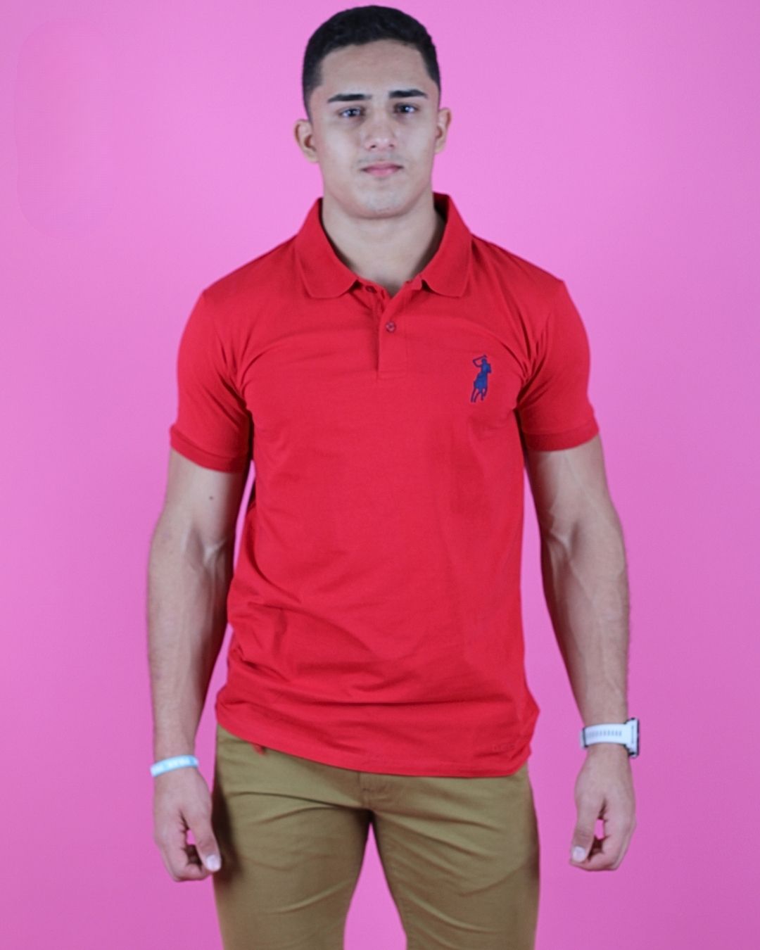 POLO CAMBRIDGE POLO ROJA PARA CABALLERO
