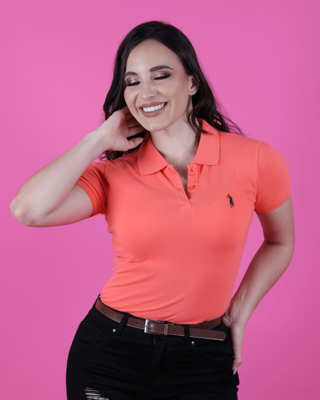 POLO CAMBRIDGE POLO NARANJA PARA DAMA