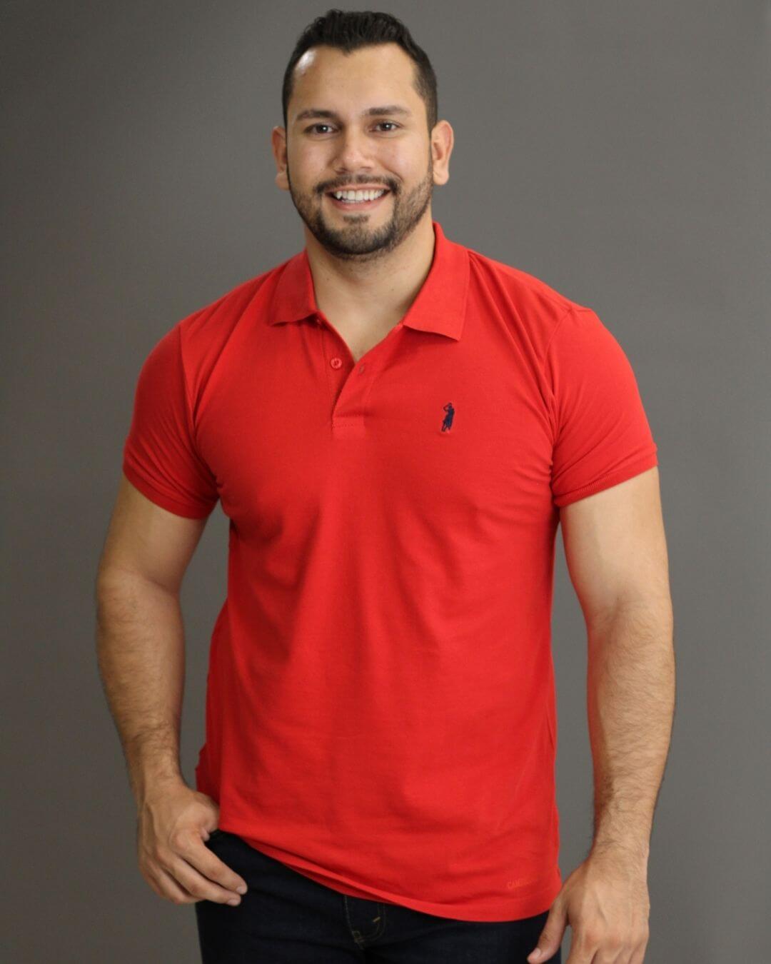 POLO CAMBRIDGE POLO ROJA PARA CABALLERO